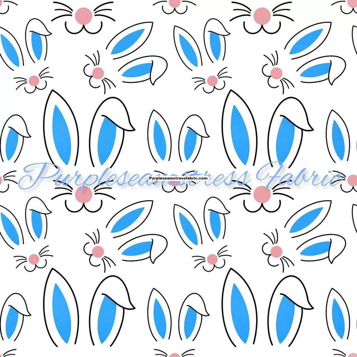 Blue Bunny Whiskers EasterFabri…