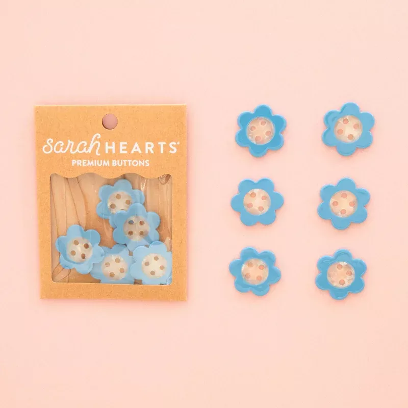 Blue Daisy Large 1 Buttons