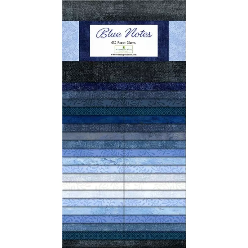 Blue Notes40 Karat Gems40-Piece 2″ Strips