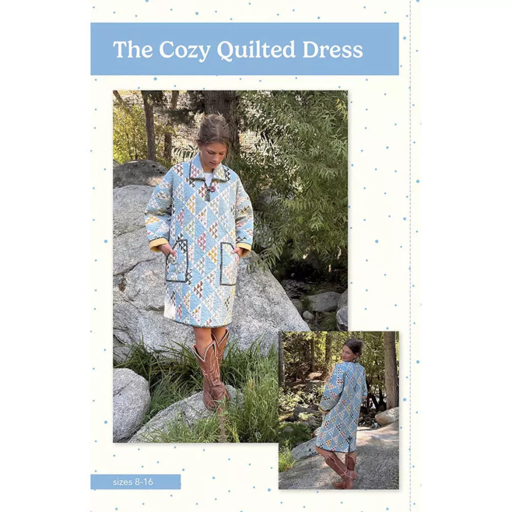Bluebird Patterns The Cozy Quilted Dress Pattern