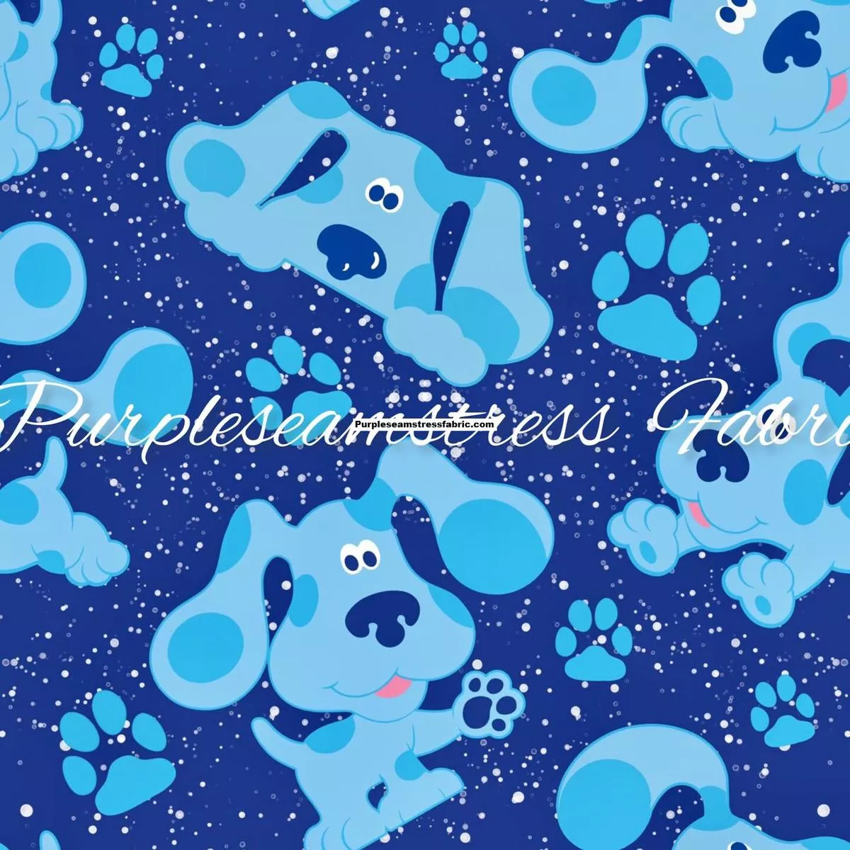 Blues Speckled SkyFabric