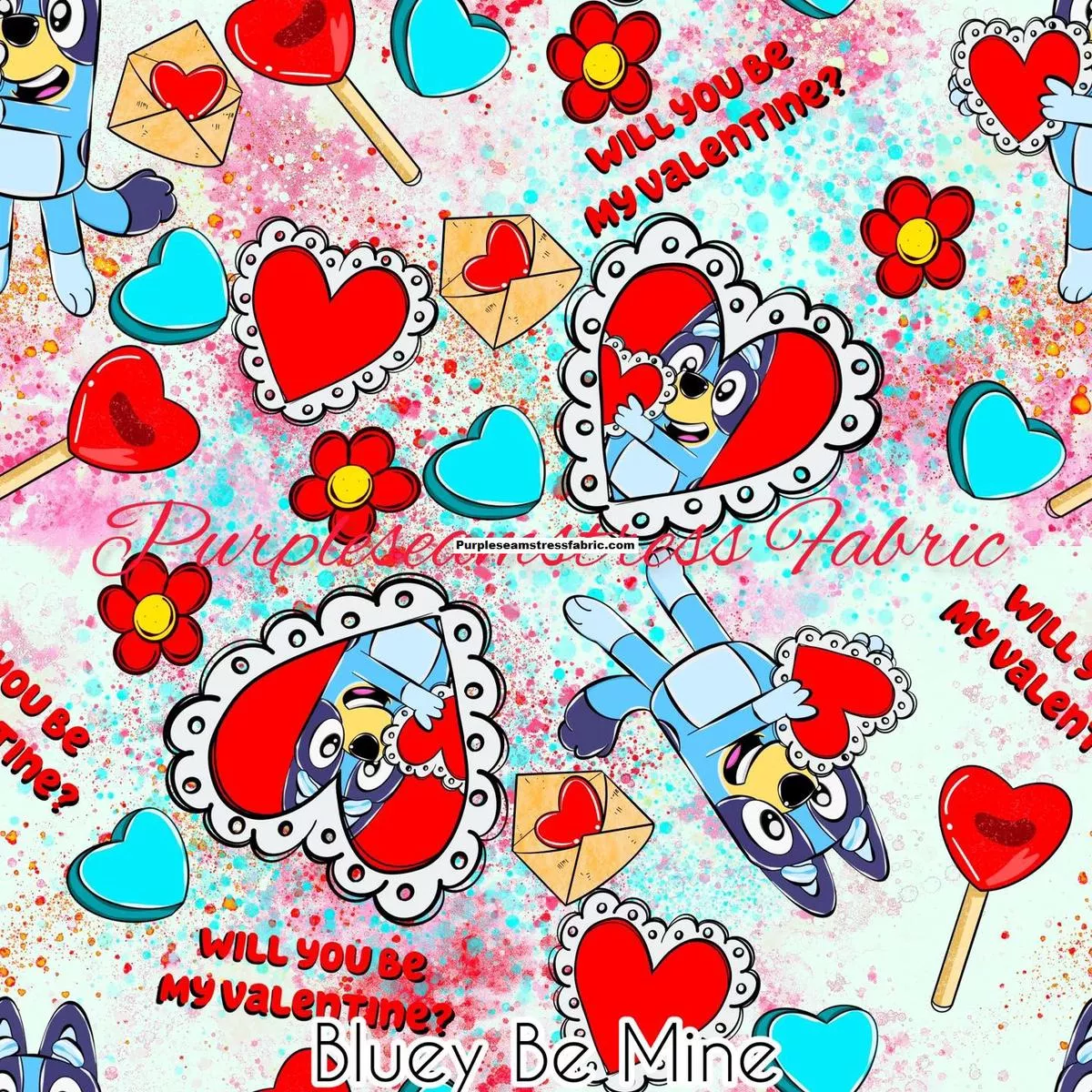 Bluey Be MineFabric