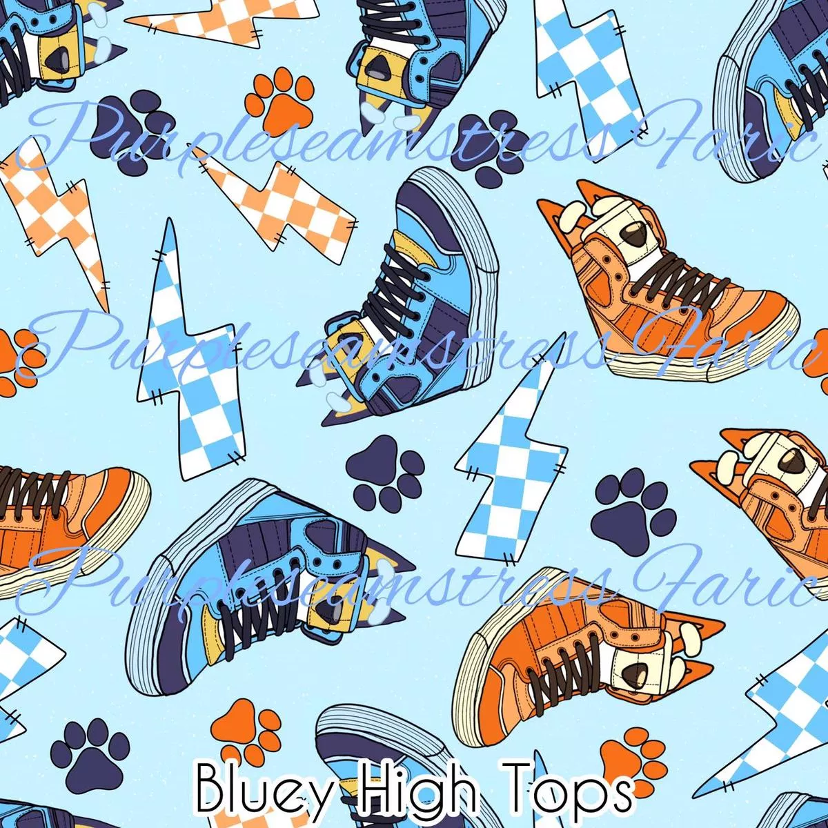 Bluey High TopsFabric