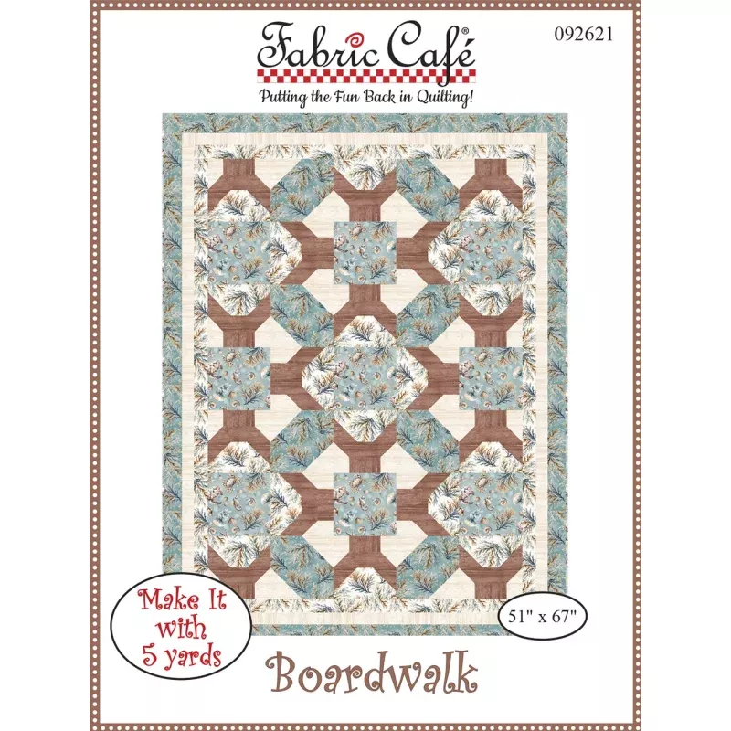 Boardwalk Individual 5-Yard Pattern Quilt Pattern
