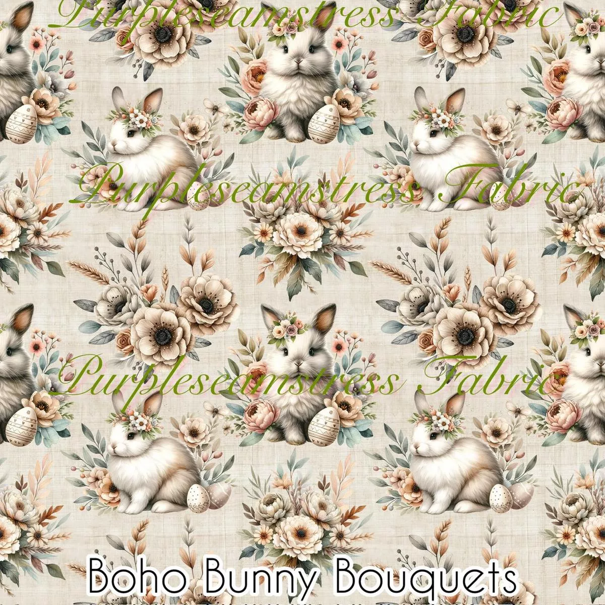 Boho Bunny BouquetsFabric