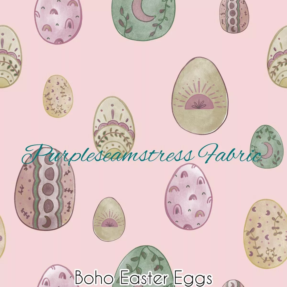 Boho Easter EggsFabric