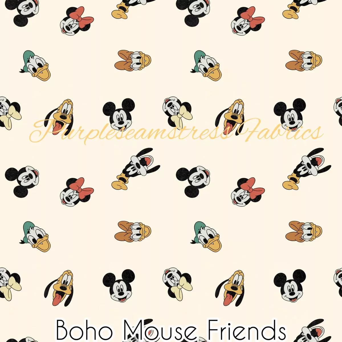 Boho Mouse FriendsFabric