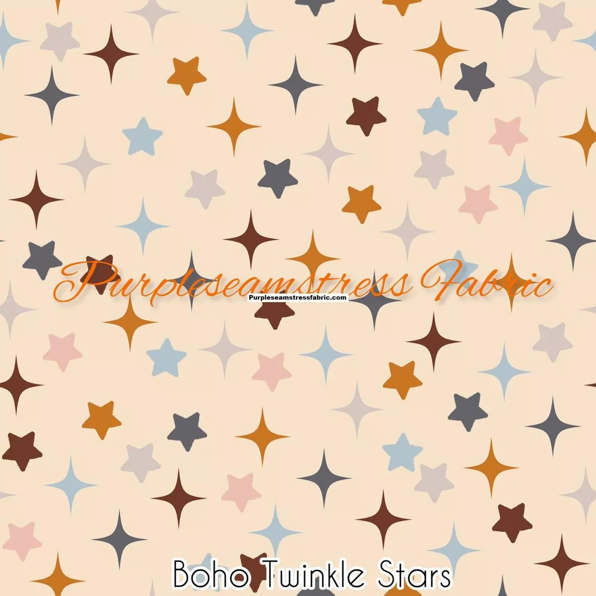 Boho Twinkle StarsFabric