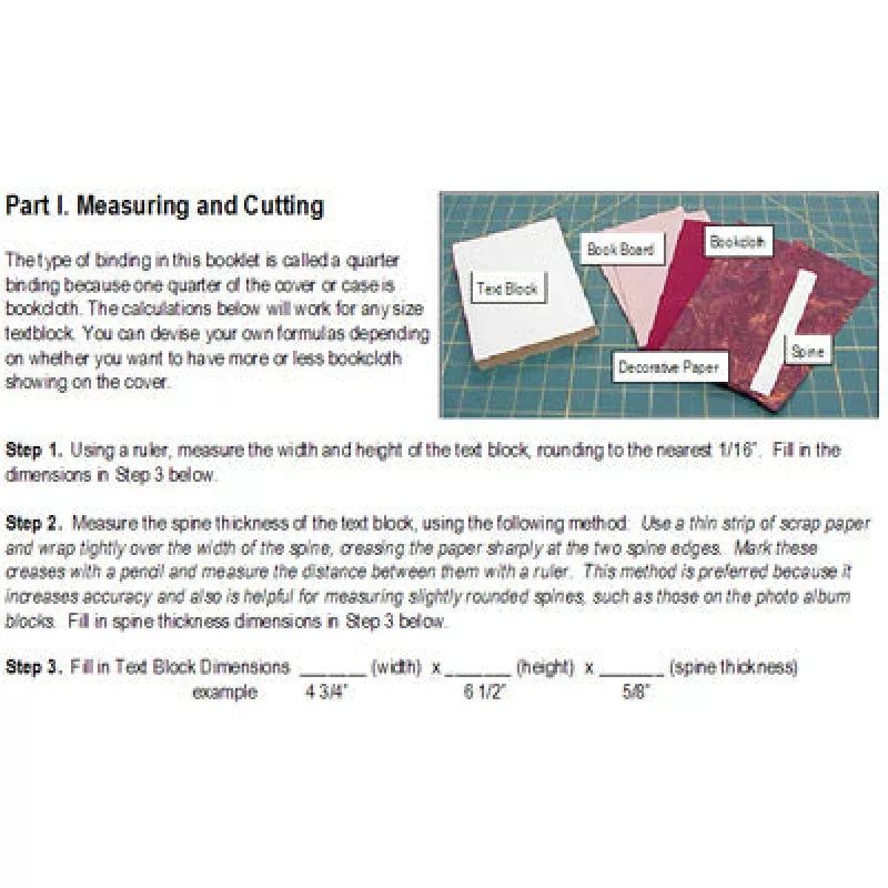 Booklet – Casing-In Text Blocks Instruction