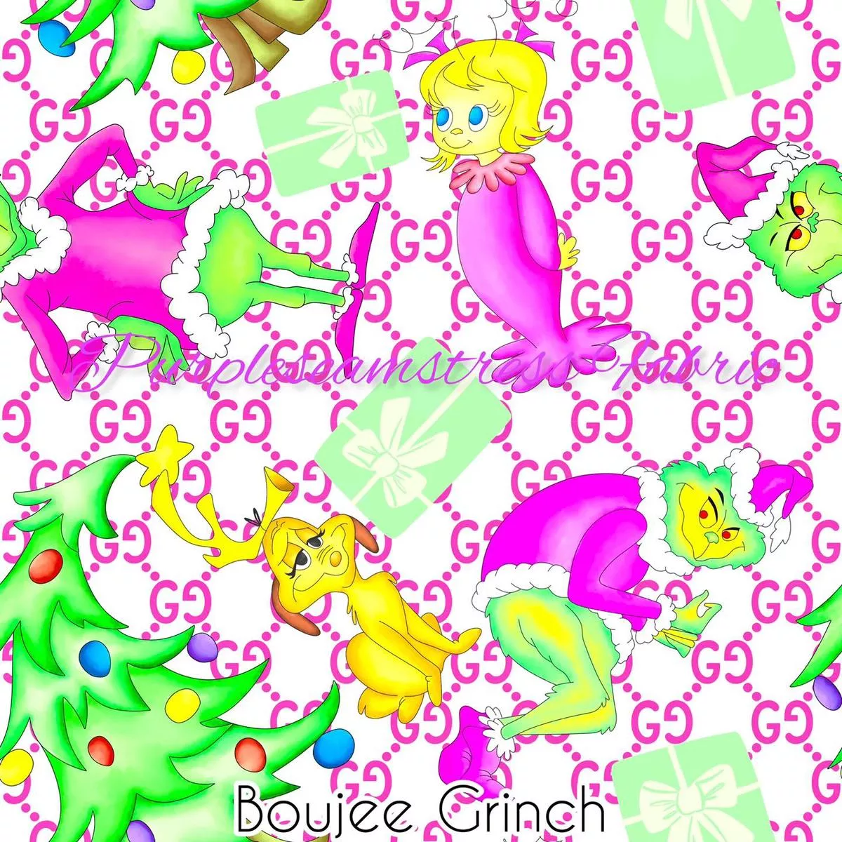 Boujee GrinchFabric