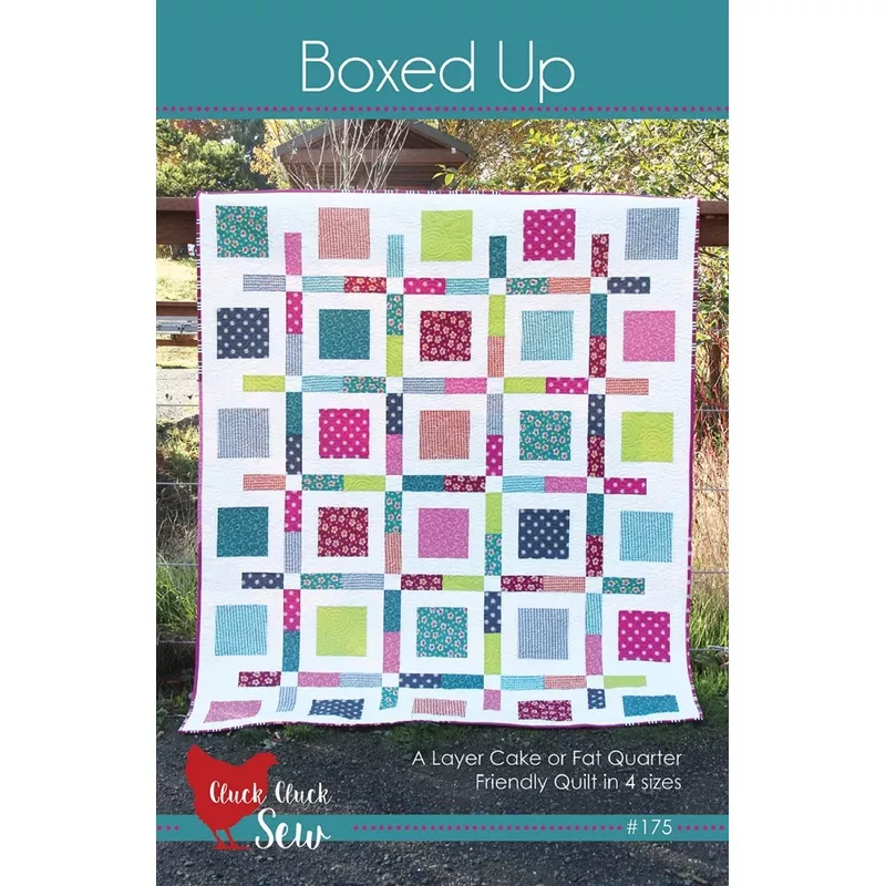 Boxed Up Quilt Pattern by Cluck Cluck Sew