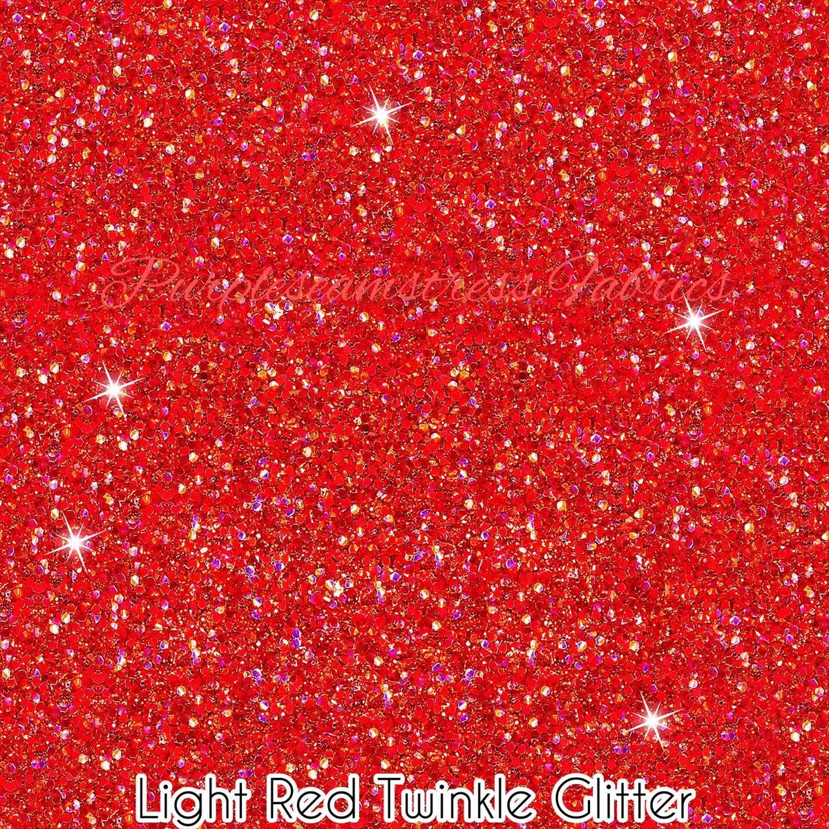 Bright Red Twinkle GlitterFabri…