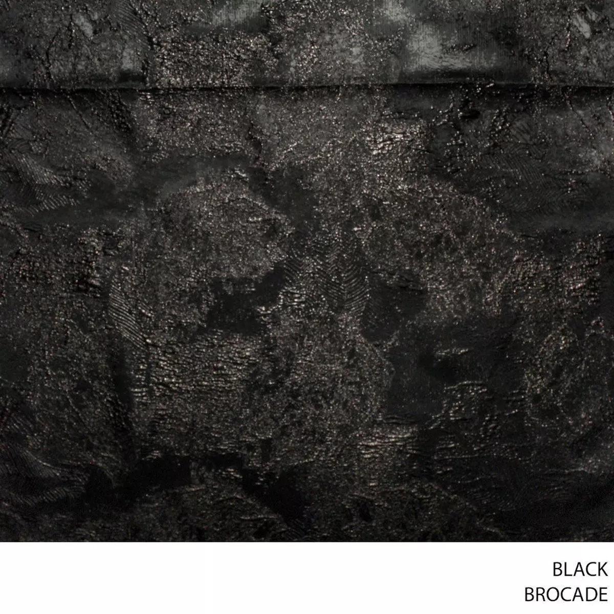 BROCADE FABRIC BLACK