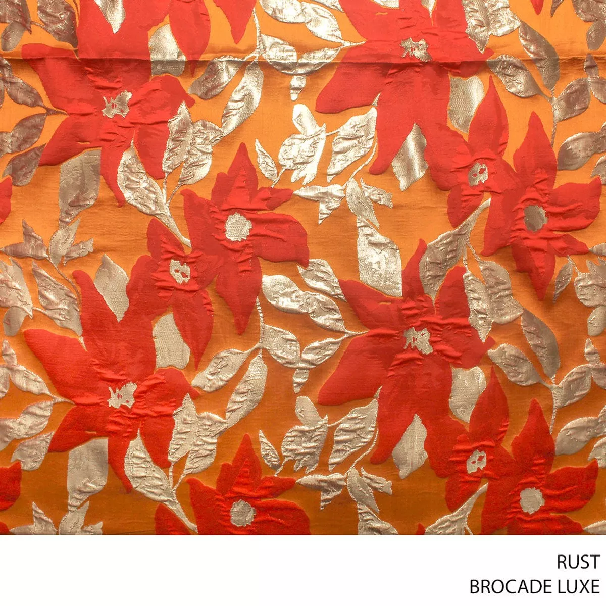 BROCADE LUXE RUST
