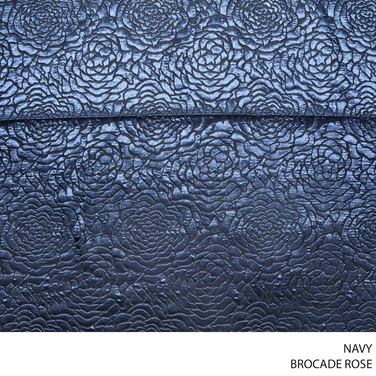 BROCADE ROSE 589 NAVY