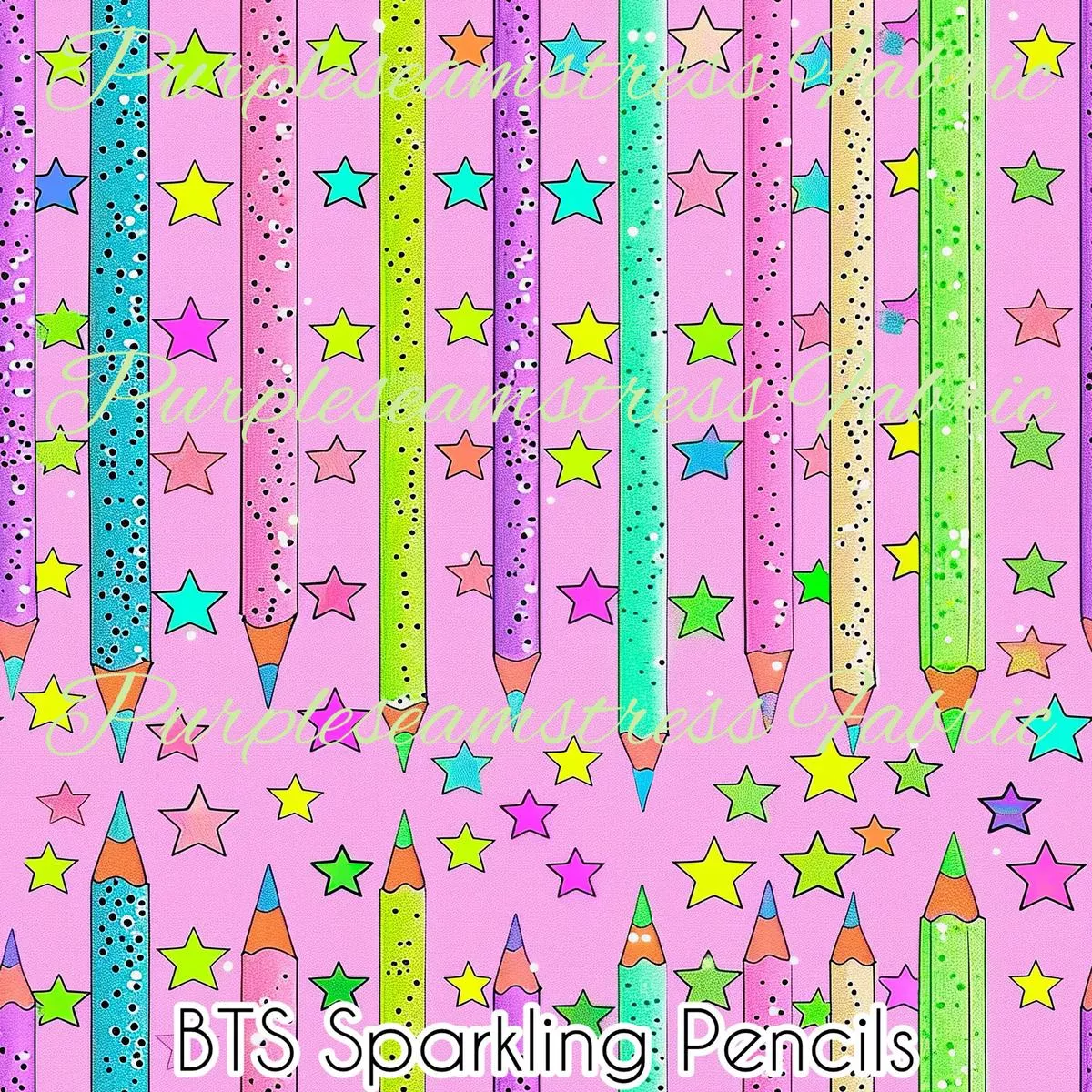 BTS Sparkling PencilsFabric