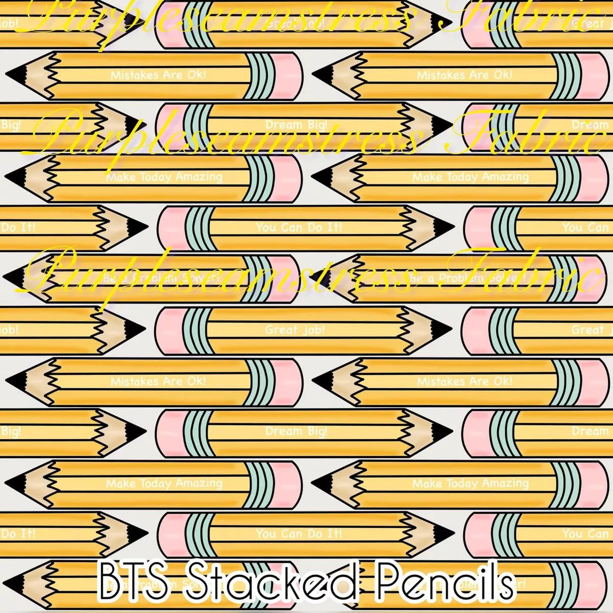 BTS Stacked PencilsFabric