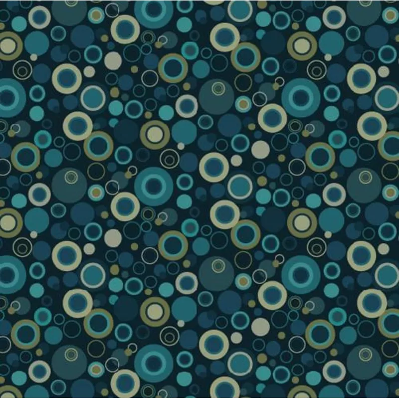 Bubble Dot- Navy