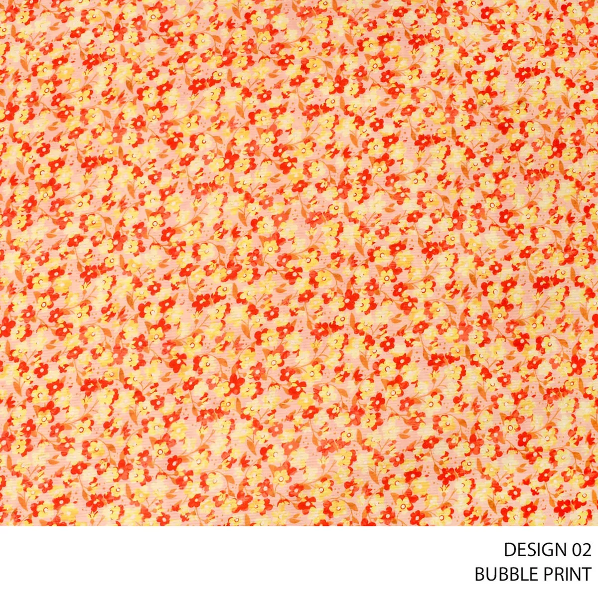 BUBBLE PRINT D#1 ORANGE ROLL ROLL 001