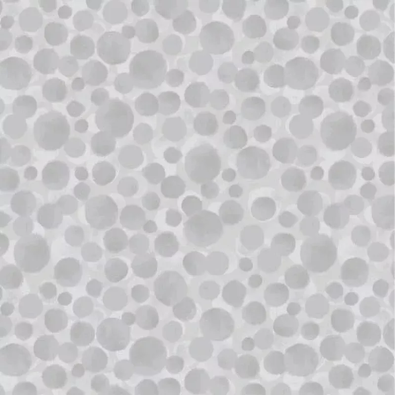 BumbleberriesSilver (basic metallic) | Cotton Quilting Fabric