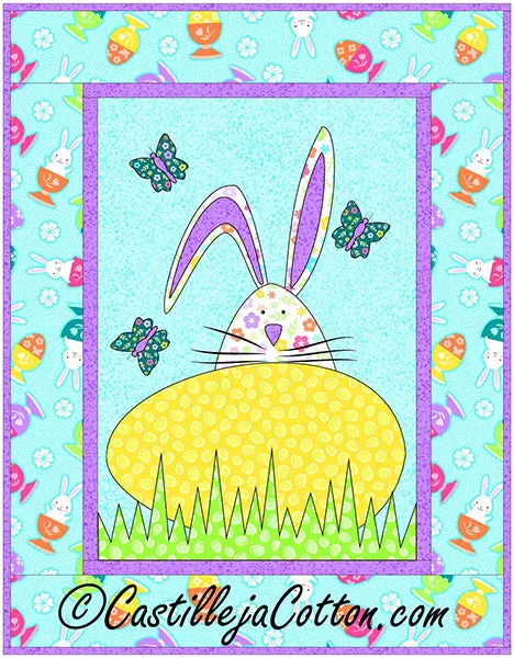 Bunny and Egg Quilt Pattern