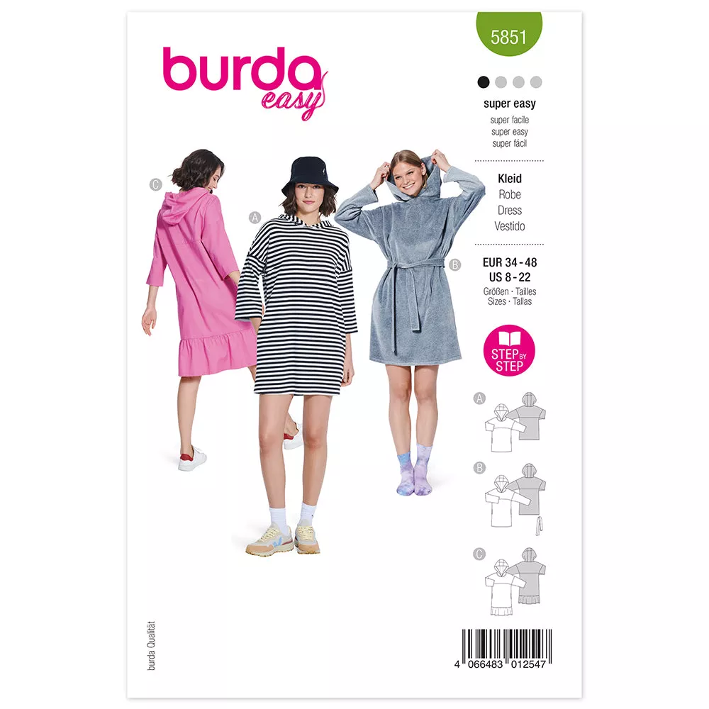 BURDA Pattern 5851 Dress