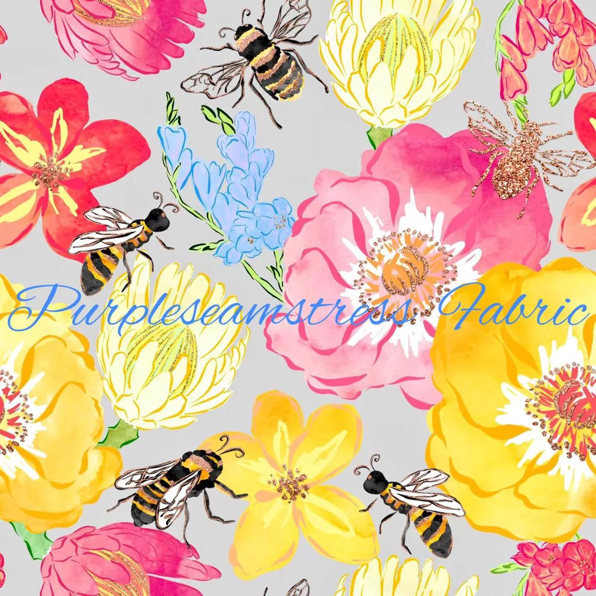 Busy BeesFabric