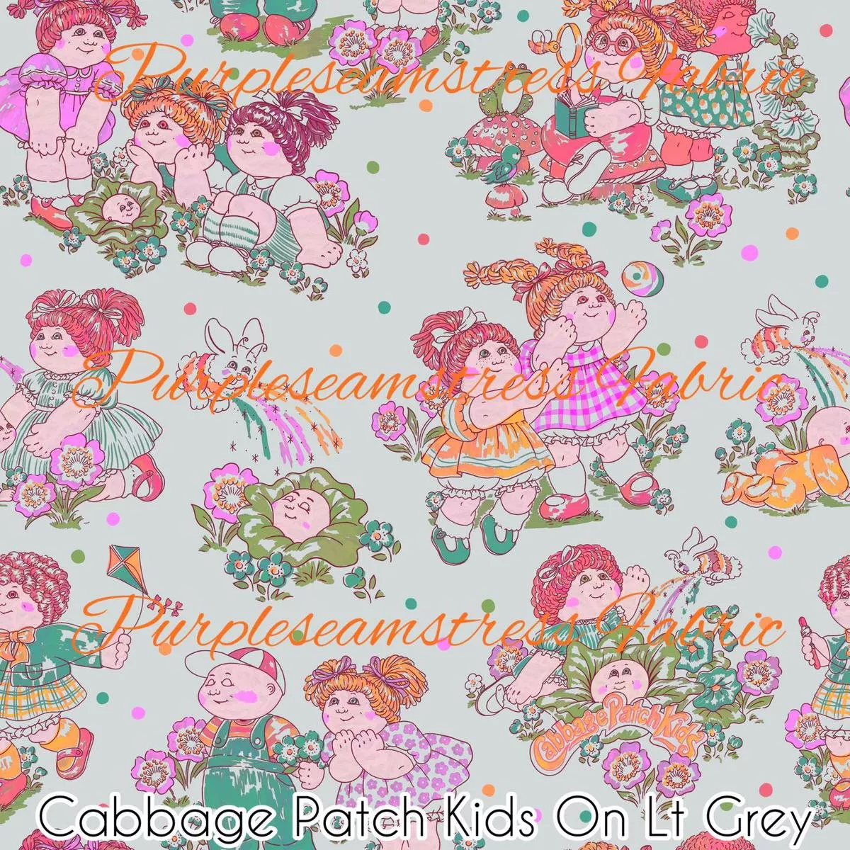 Cabbage Patch Kids on Lt GreyFa…