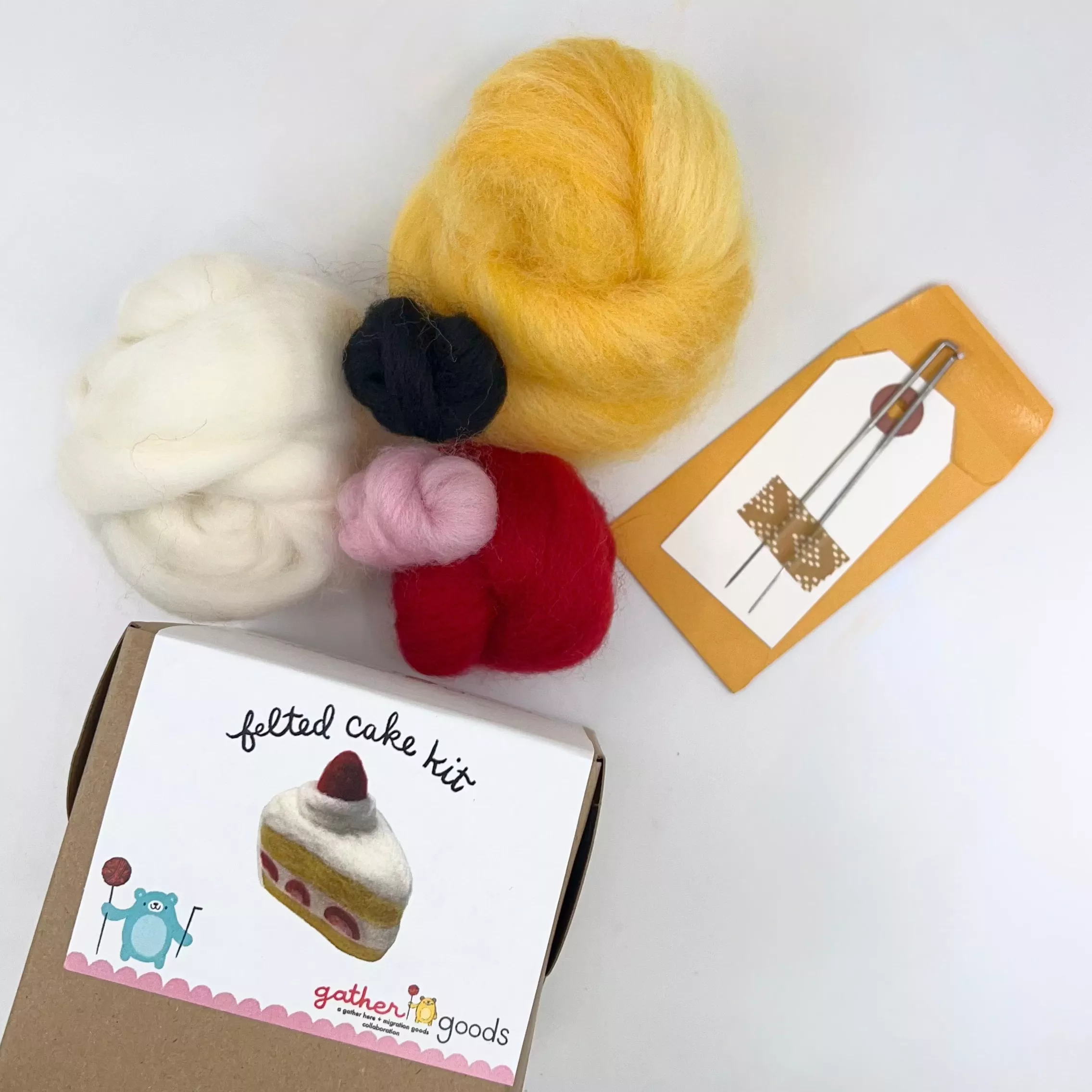 Cake – Basic Needle Felting Kit