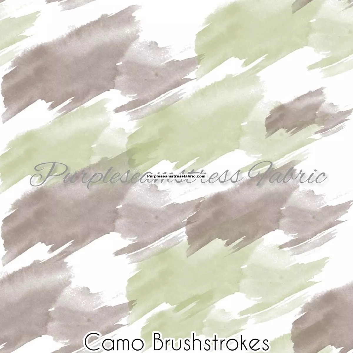 Camo BrushstrokesFabric