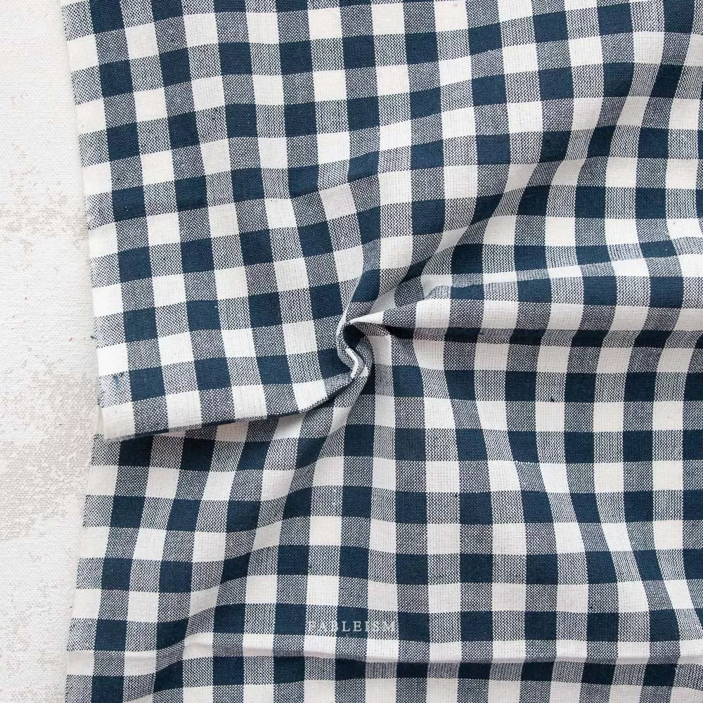 Camp Gingham Cotton – Midnight