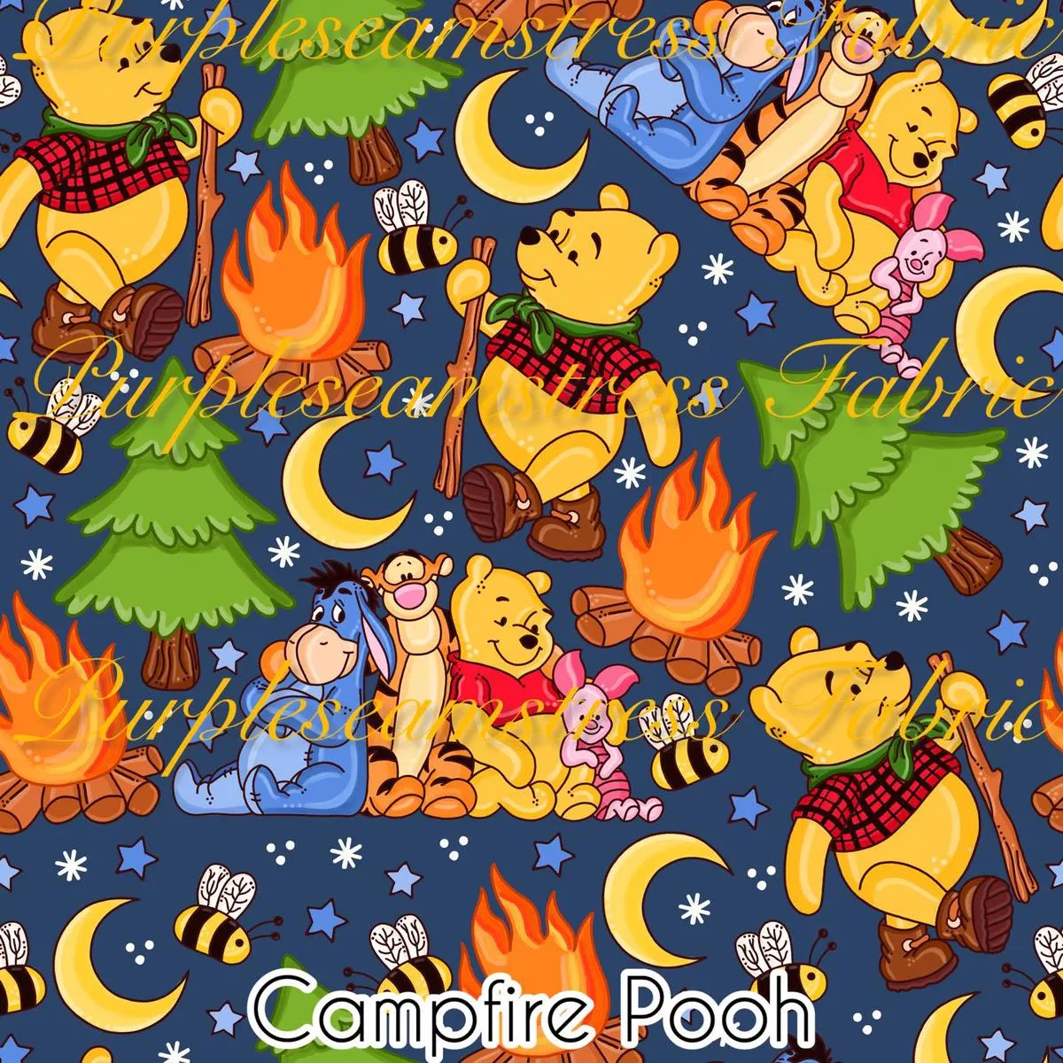 Campfire PoohFabric