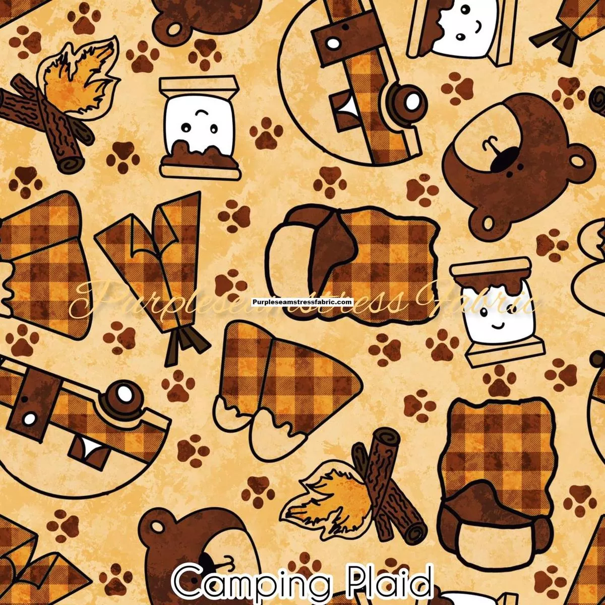 Camping PlaidFabric