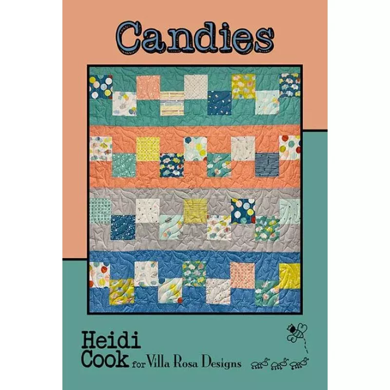 Candies Quilt Pattern 41×46