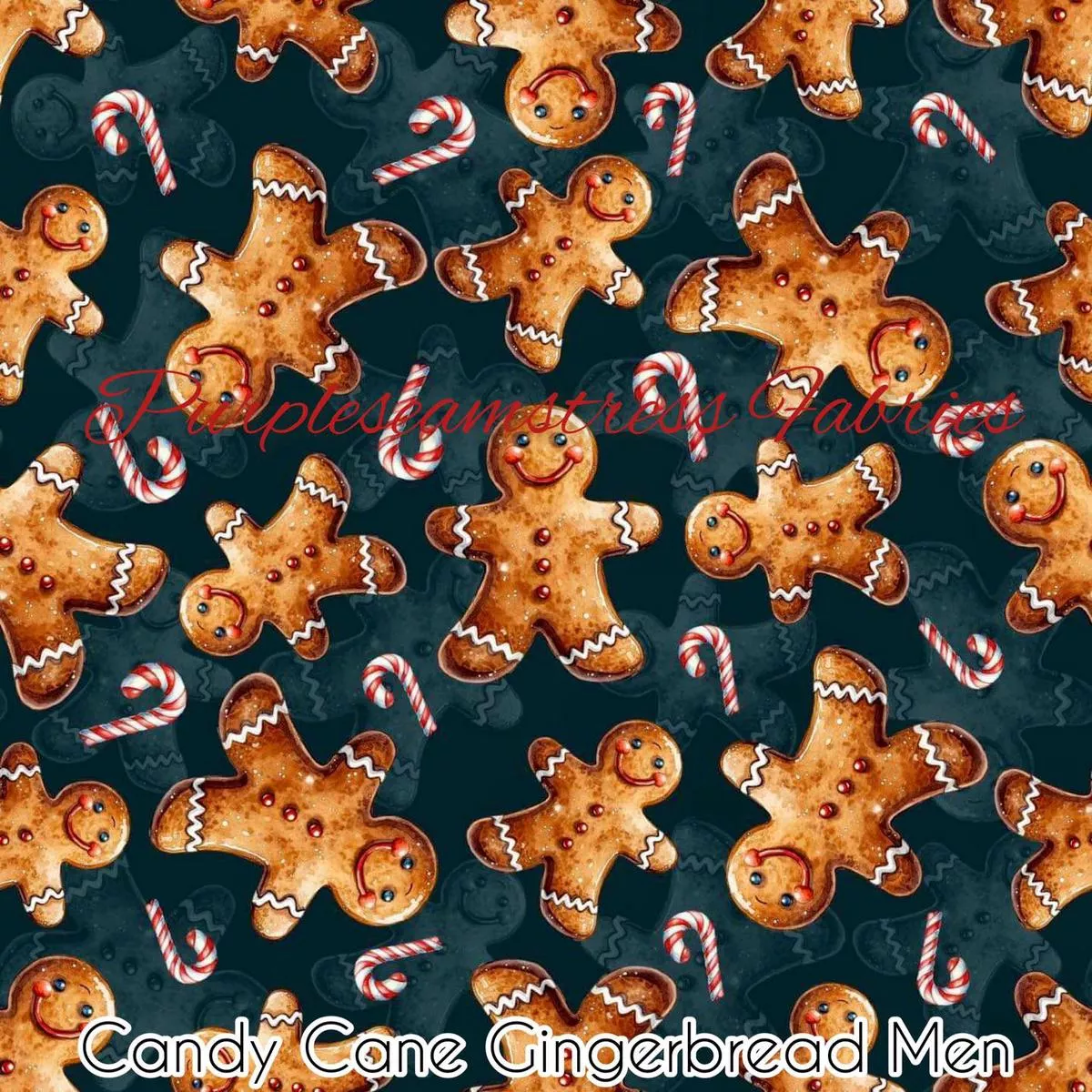 Candy Cane Gingerbread MenFabri…