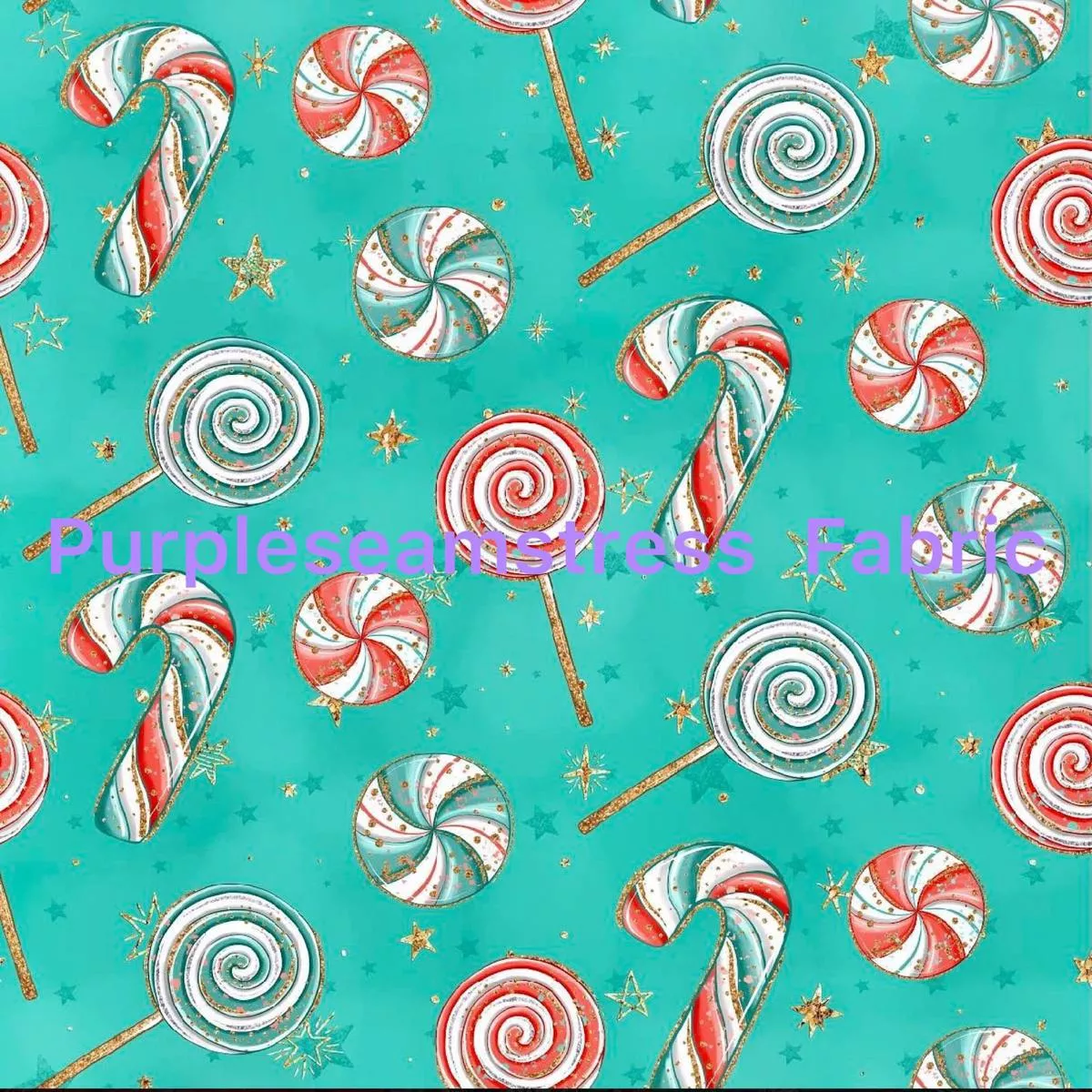 Candy CanesLollipopsFabric