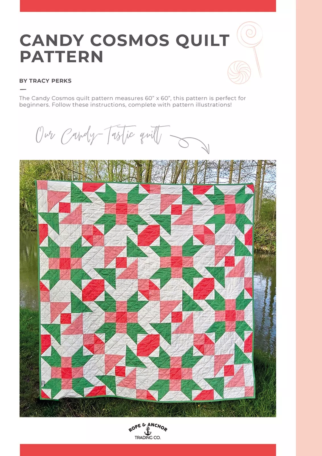Candy Cosmos Quilt Pattern