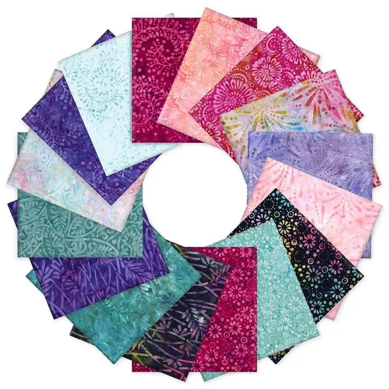 Candy Crush 16 Fat Quarter Bundle Batik Fabric