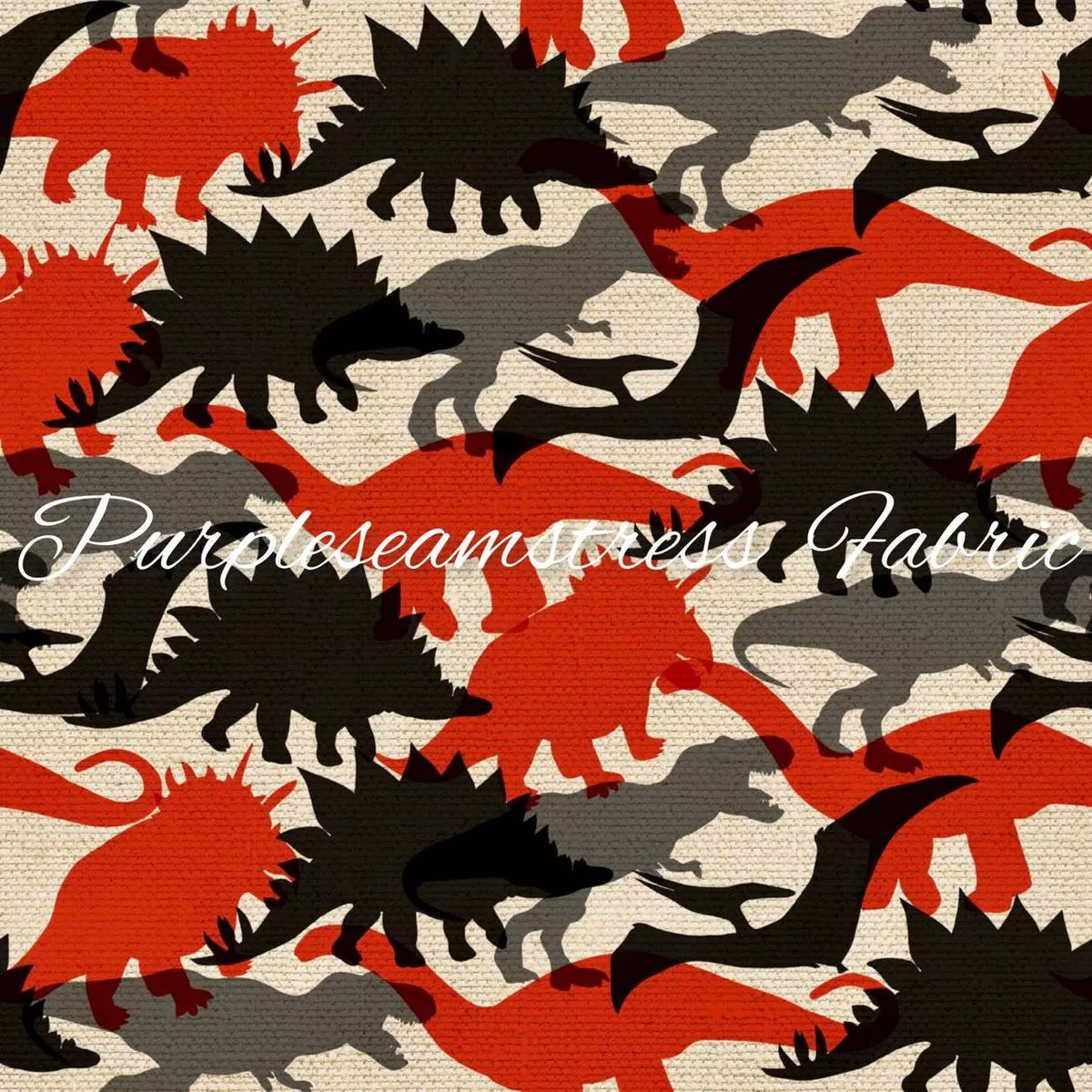 Canvas DinosFabric