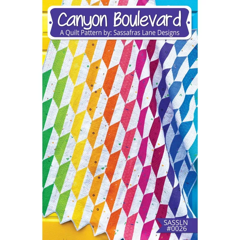 Canyon Boulevard Quilt Pattern: Paper Pattern