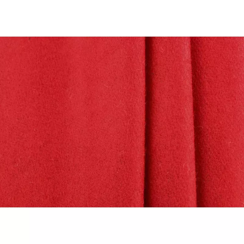 Cardinal Red Wool Melton Coating