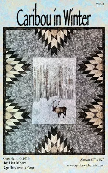 Caribou in Winter Quilt Pattern