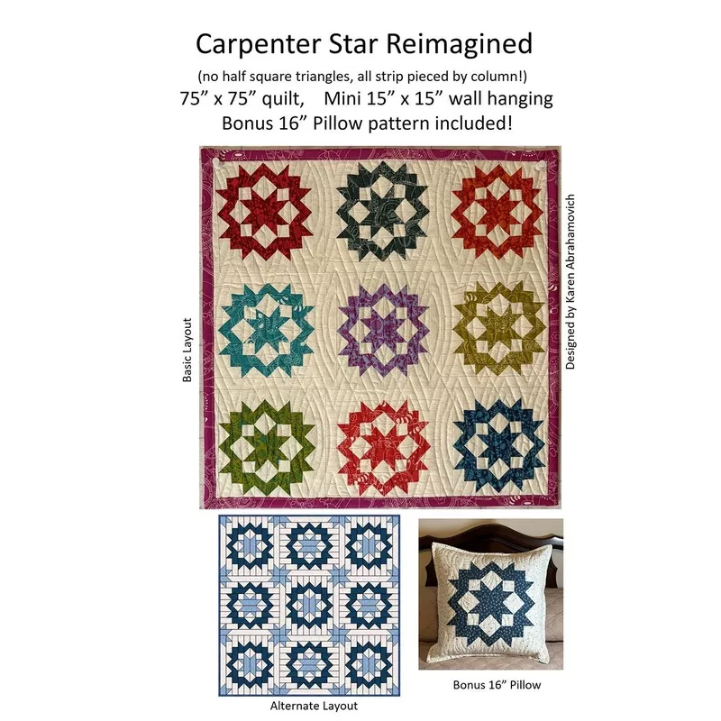 Carpenter Star Reimagined Quilt Pattern
