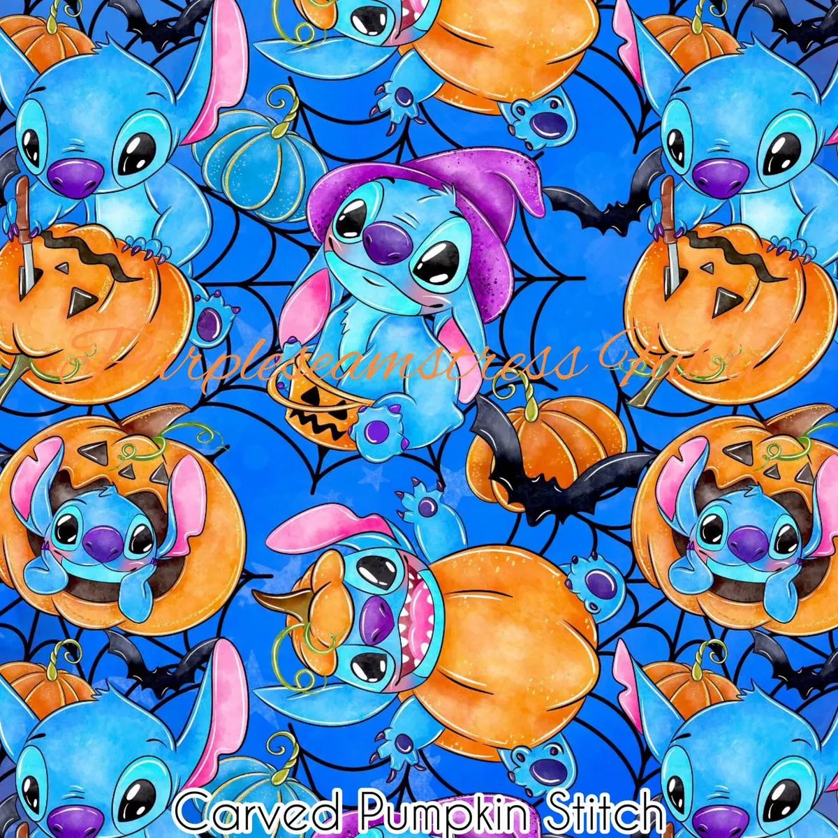 Carved Pumpkin StitchFabric