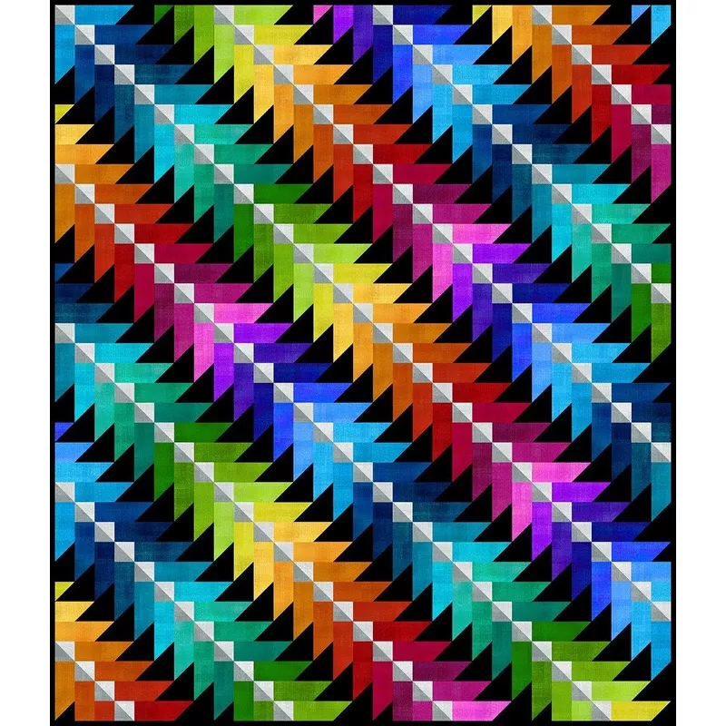 Cascading Colors Quilt Kit