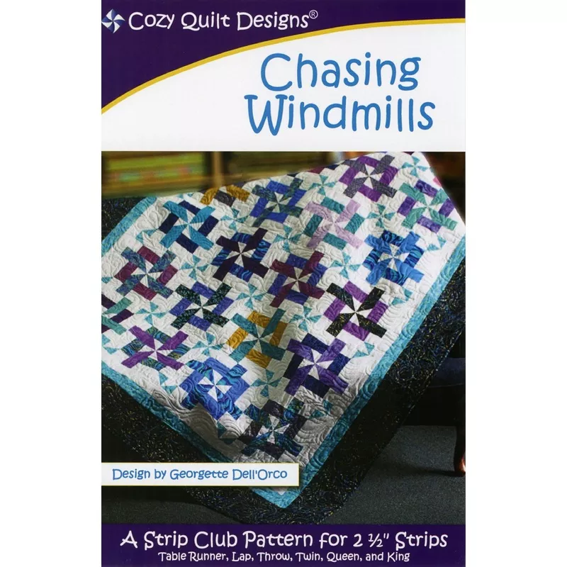 Chasing Windmills Quilt Pattern by Cozy Quilt Designs