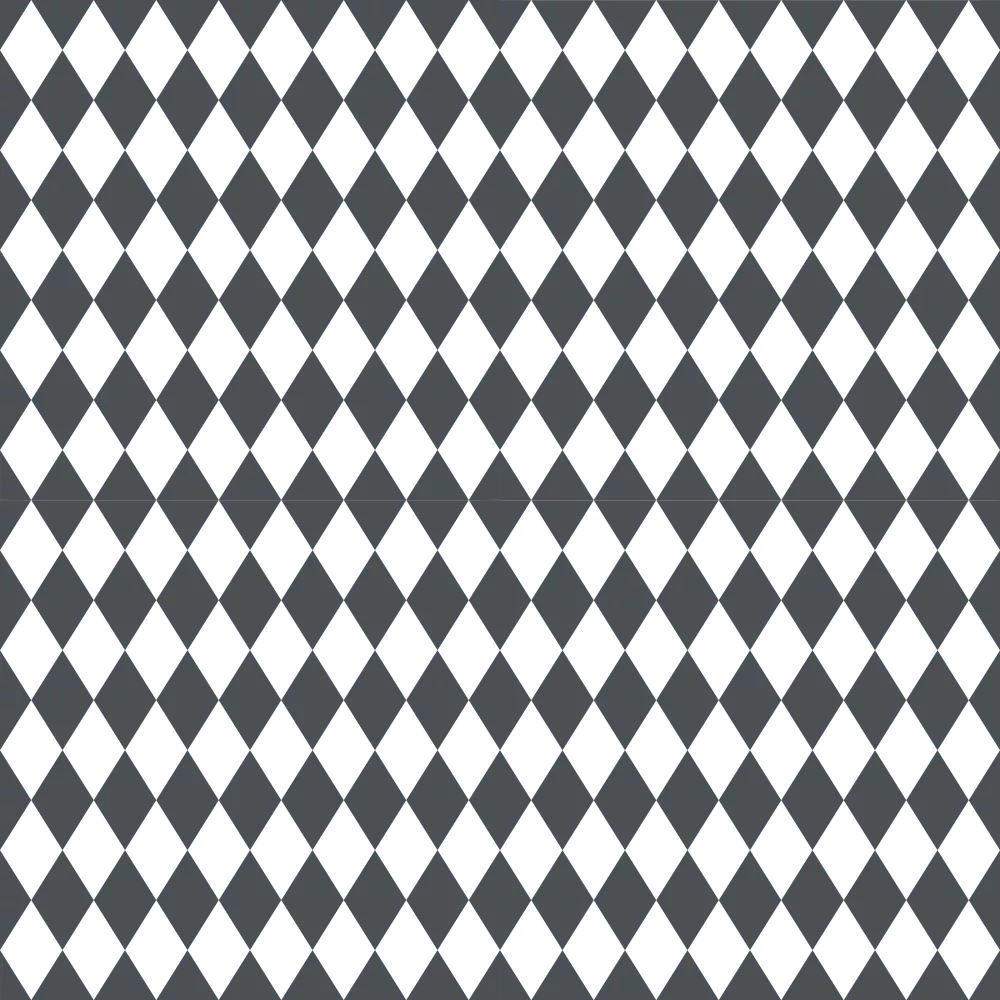 Checkered Diamond Pattern Basics Fabric – Steel Gray