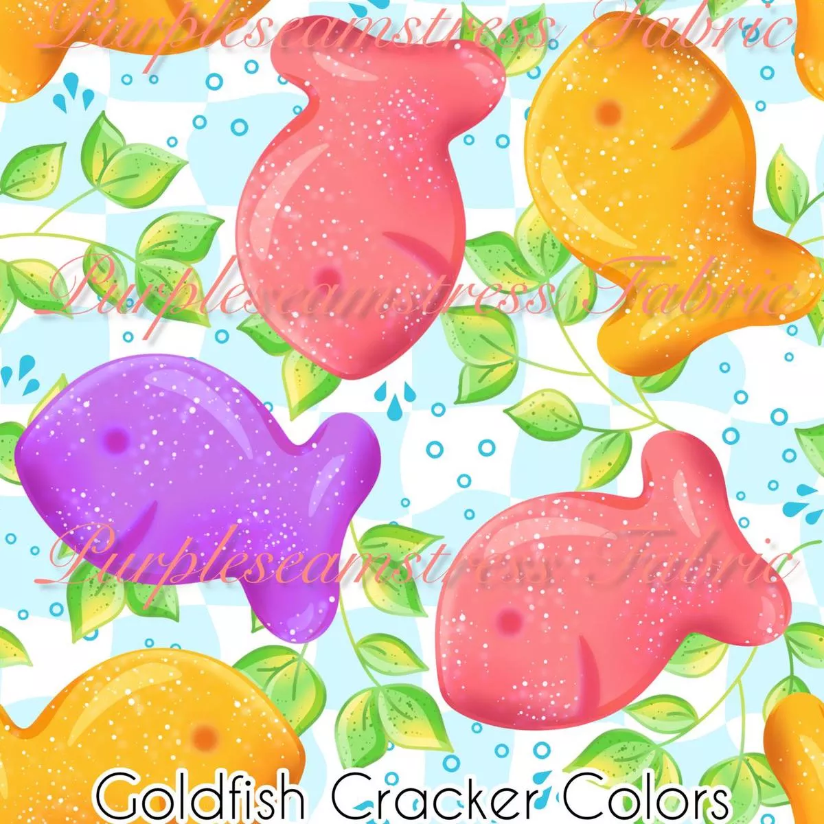 Checkered Goldfish CrackerFabri…