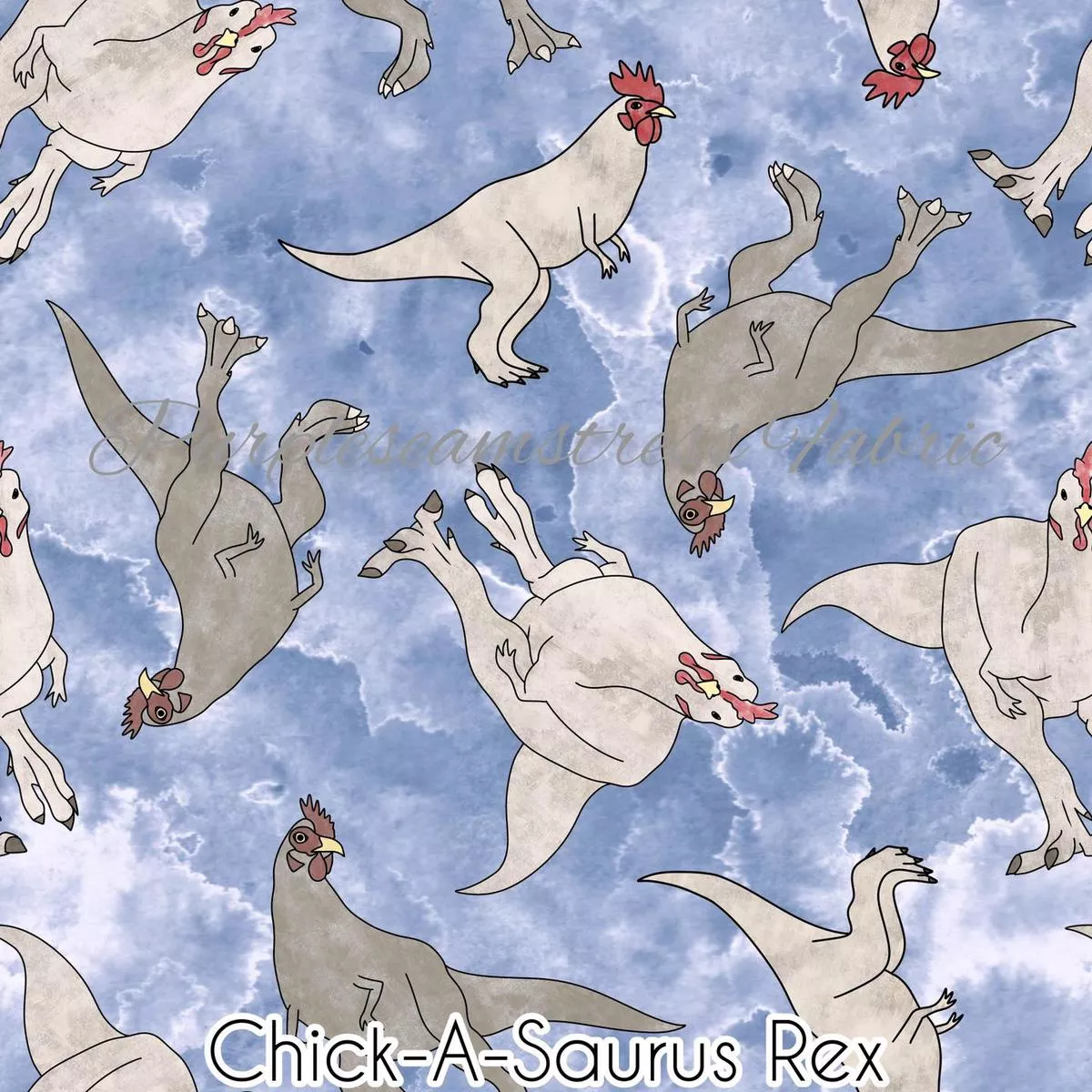 Chick-A-saurus RexFabric