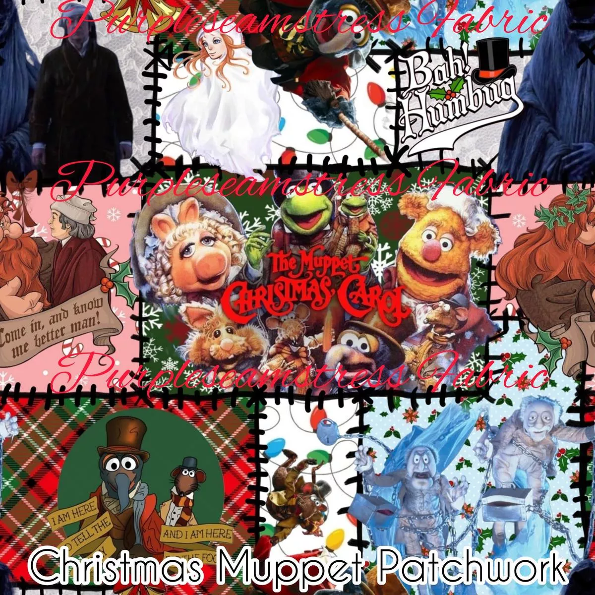 Christmas Muppet PatchworkFabri…